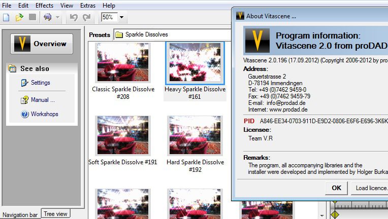دانلود رایگان پلاگین ویتاسنت ProDAD VitaScene For Edius 7