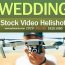 مجموعه استوک عروسی Stock Video Helishot