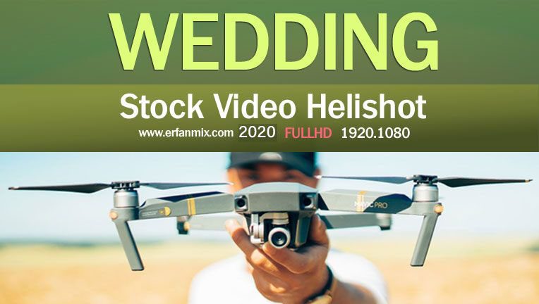 مجموعه استوک عروسی Stock Video Helishot